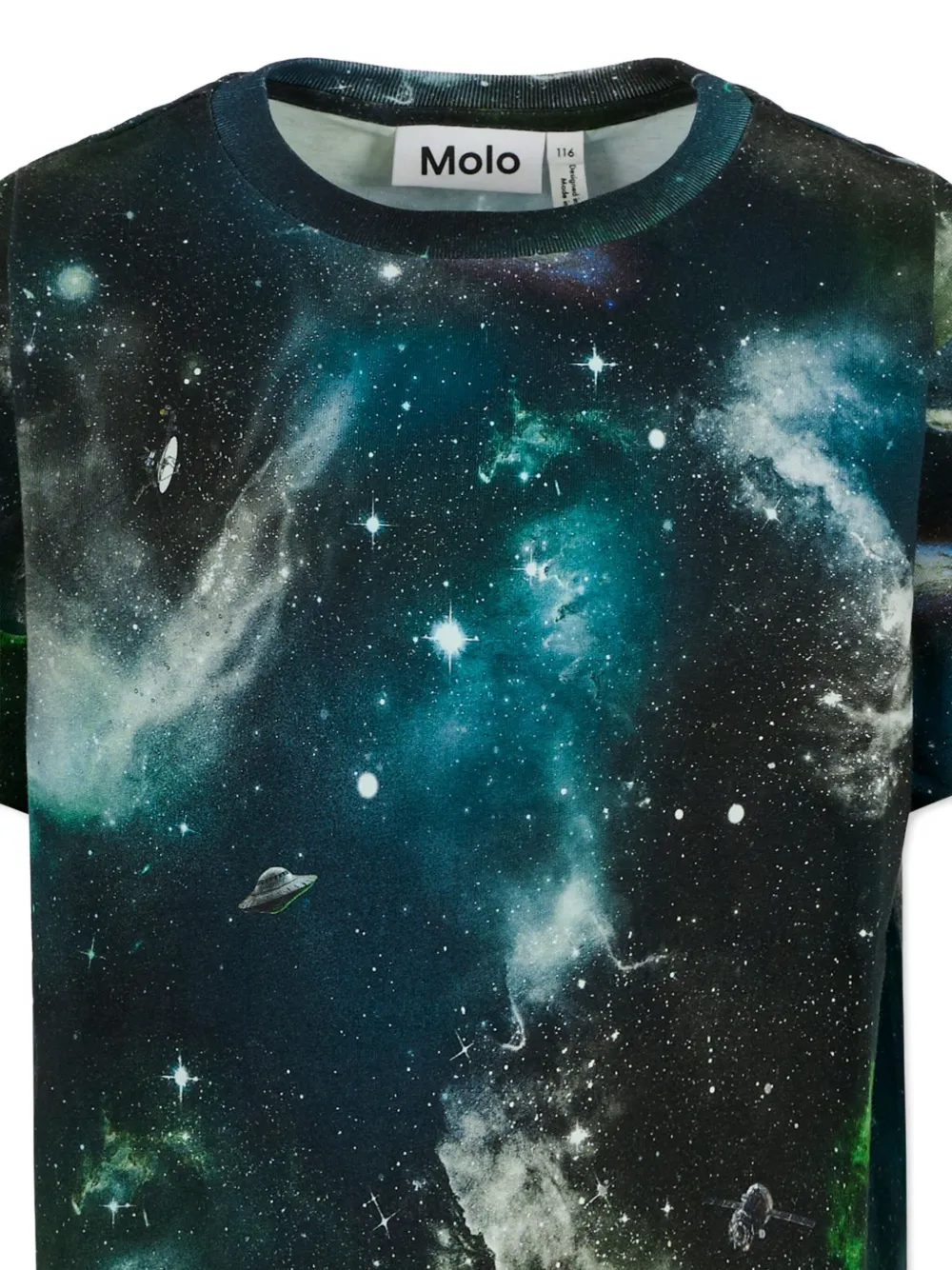 Molo T-shirt met print en korte mouwen Zwart