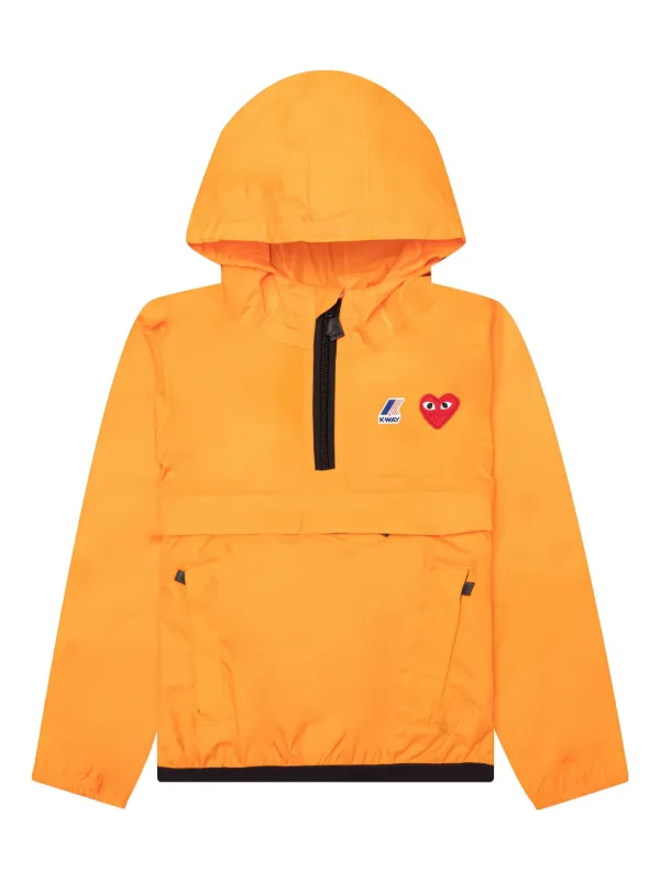 Comme Des Garçons Play Kids x K-Way ハーフジップ ジャケット