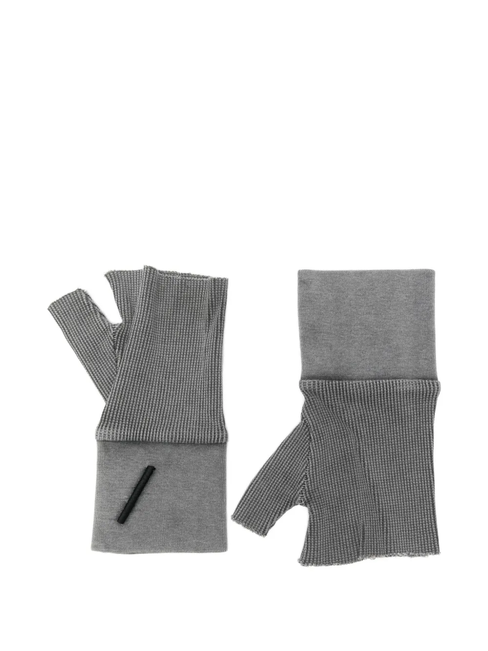 Thom Krom fingerless mittens | Grey | Image 1