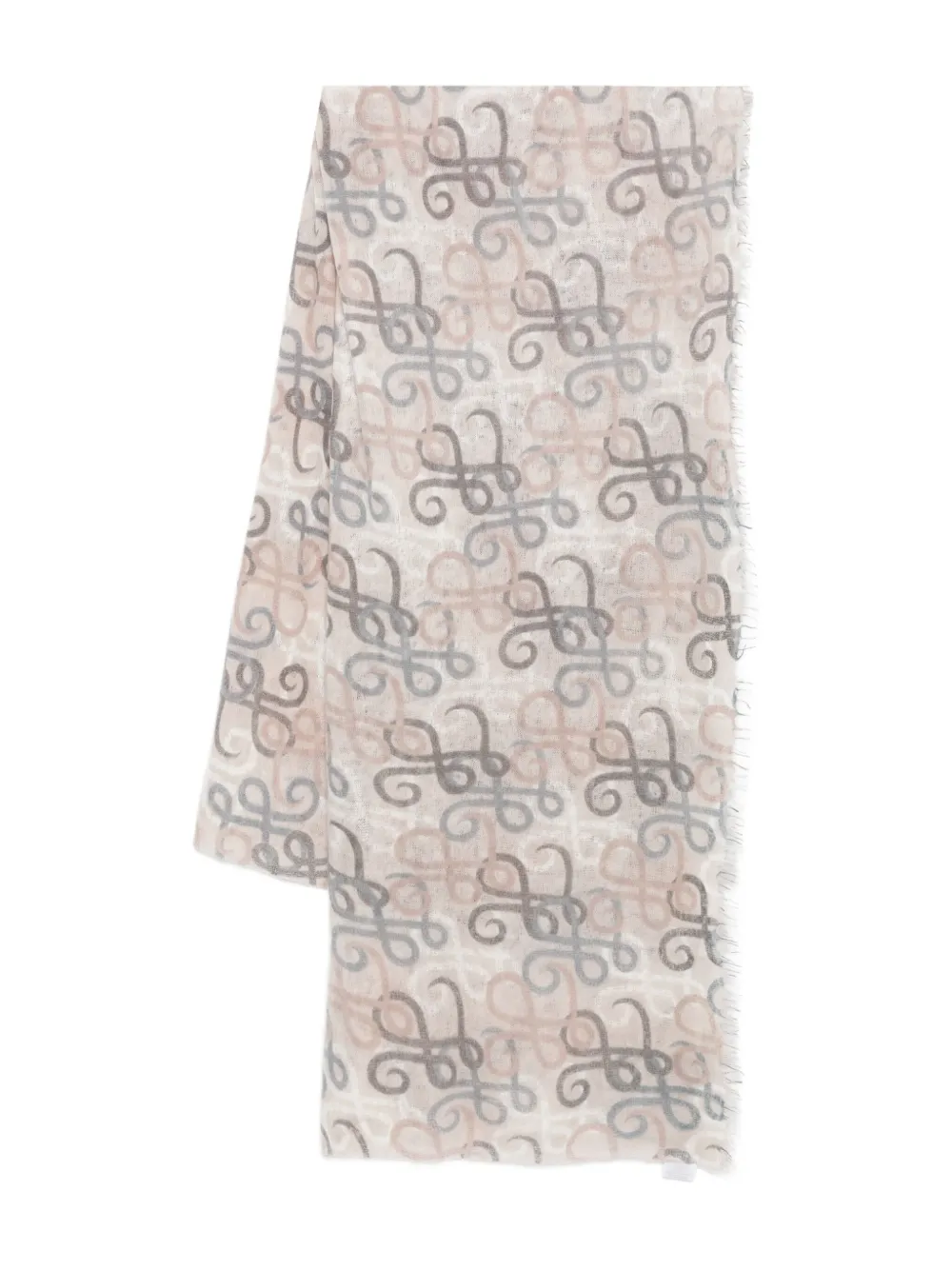 Hemisphere wool scarf | Neutrals | Image 1