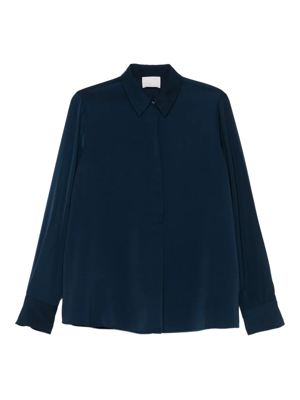 Hemisphere long-sleeved blouse | Blue | Image 1