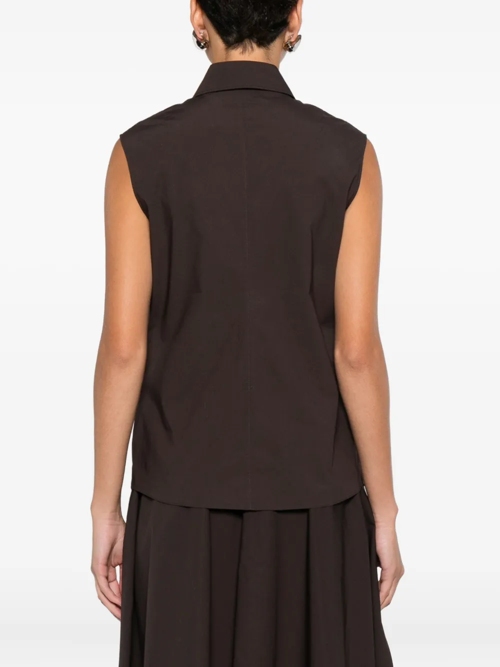 Dorothee Schumacher Mouwloze top Bruin