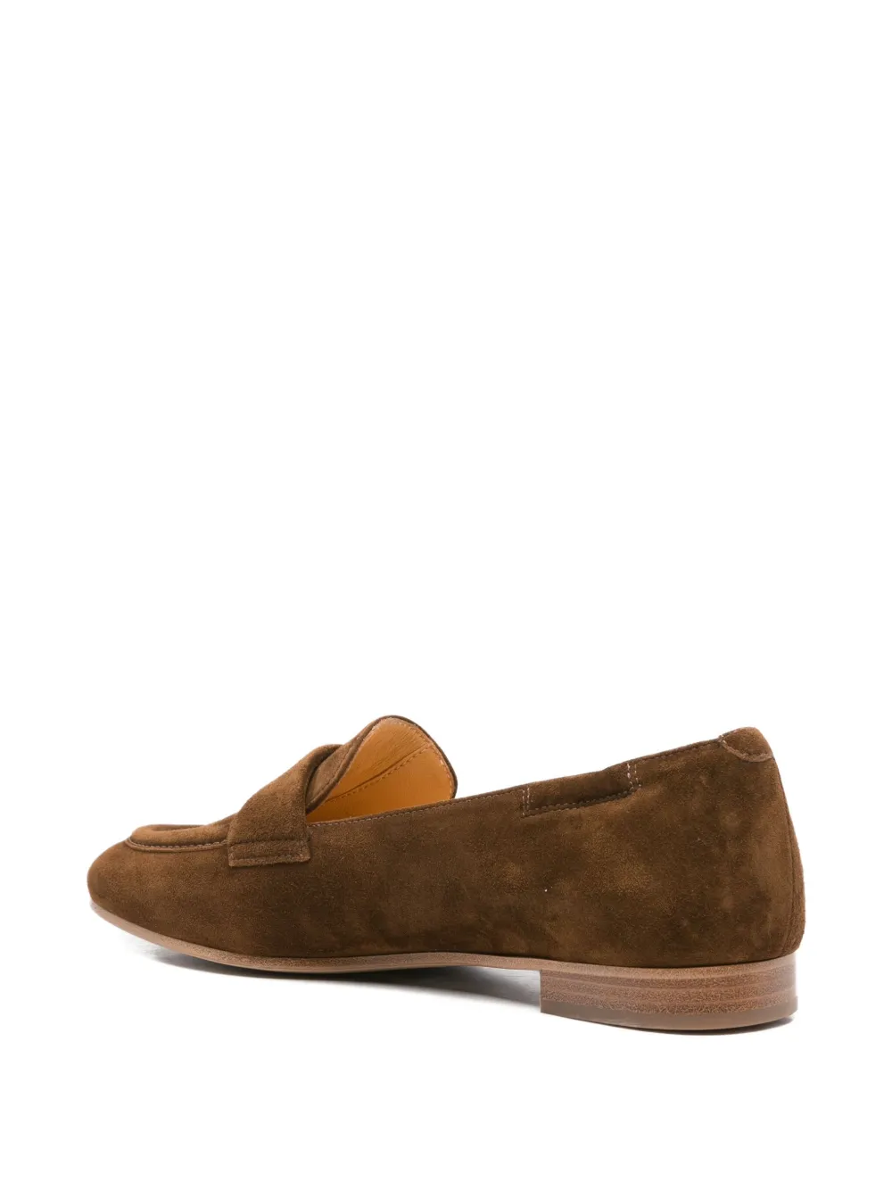 Truman's Suede Penny Loafers In Brown
