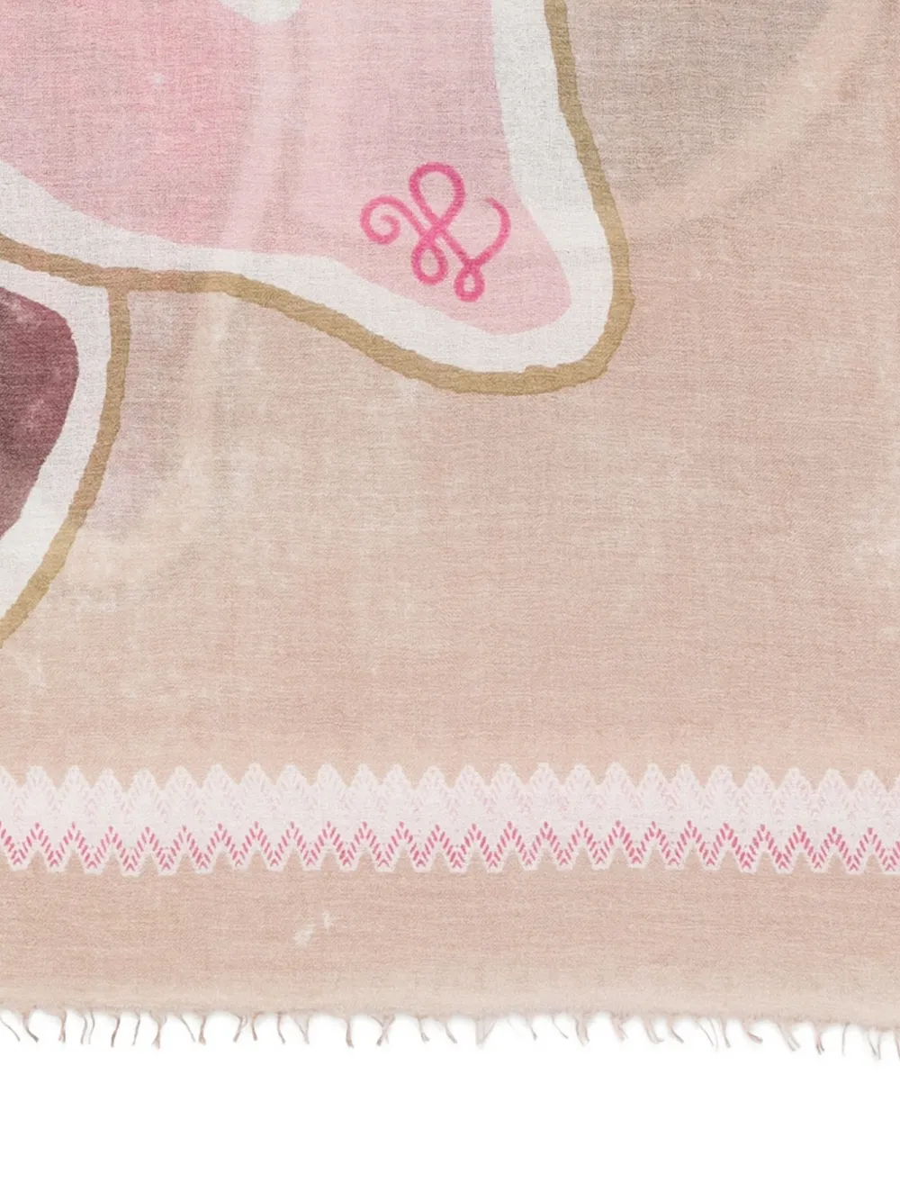 Hemisphere Schal Mit Blumen-print In Neutral