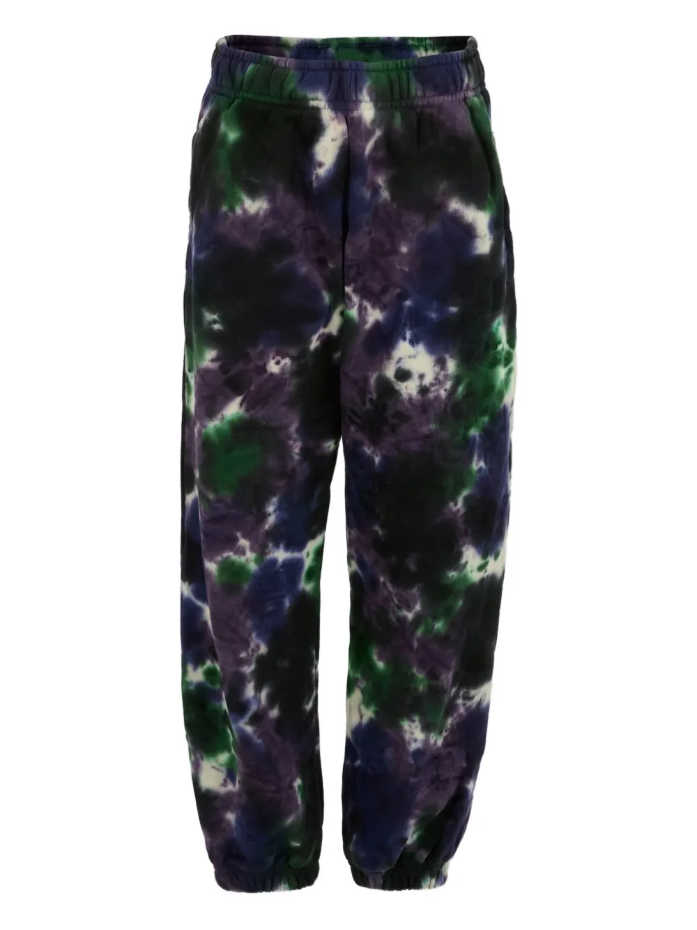 Molo tie-dye fleece trousers | Black | Image 1