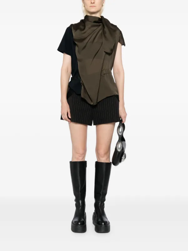 Sacai ベルテッド ショートパンツ | ブラック | FARFETCH JP