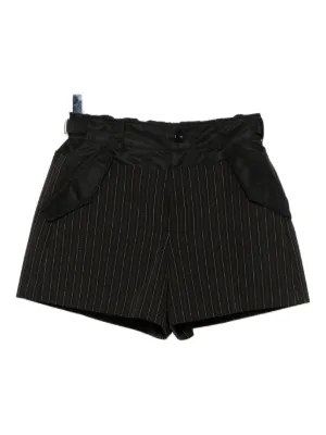 Sacai プリーツ ショートパンツ | ブラック | FARFETCH JP