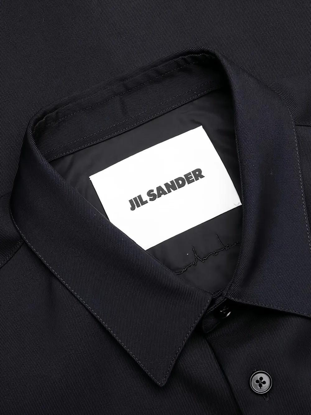 Jil Sander Overhemd met opgestikte zak Blauw