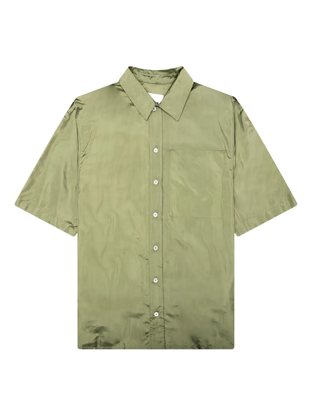 Jil Sander Patch-pocket Shirt In Green