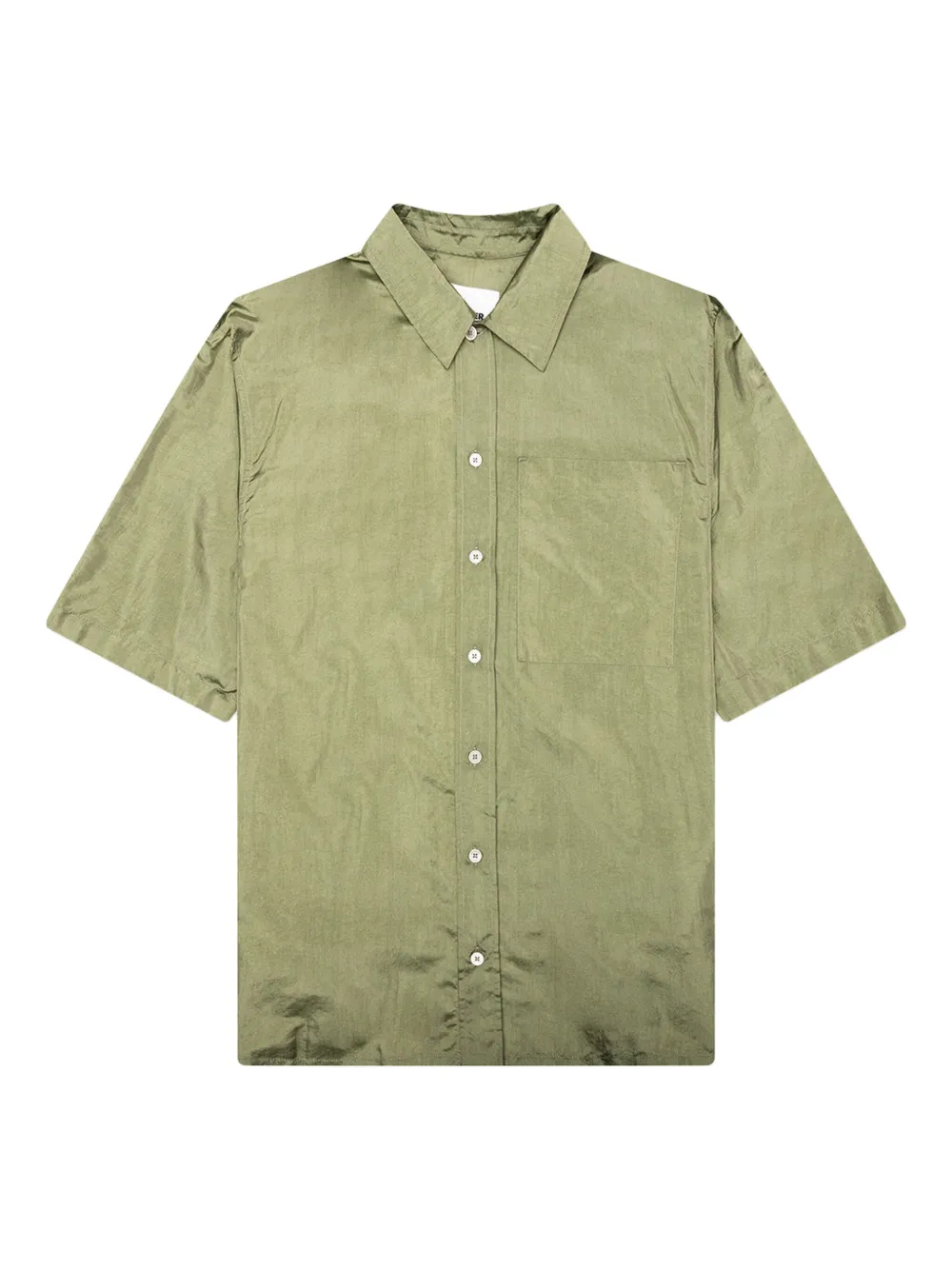 Jil Sander パッチポケット シャツ - グリーン Jil Sander パッチポケット シャツ - グリーン