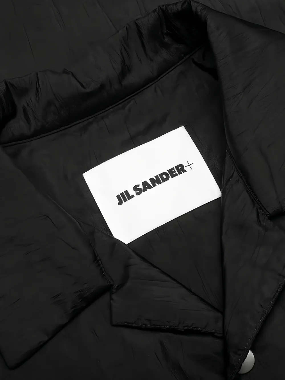 Jil Sander Short-sleeve Button Shirt In Black