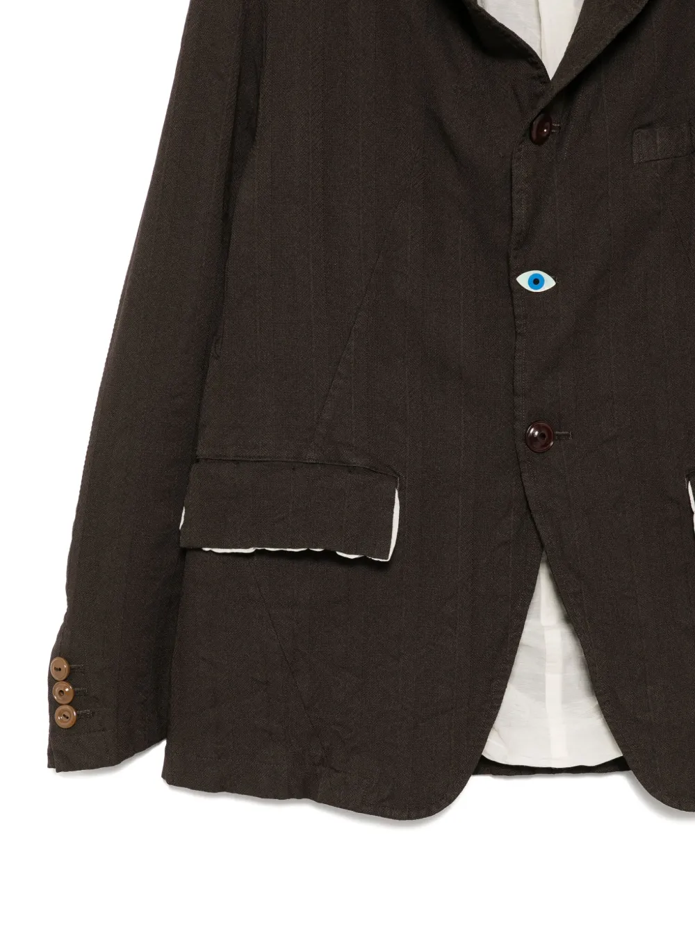 Undercover Blazer met oogknoop Bruin