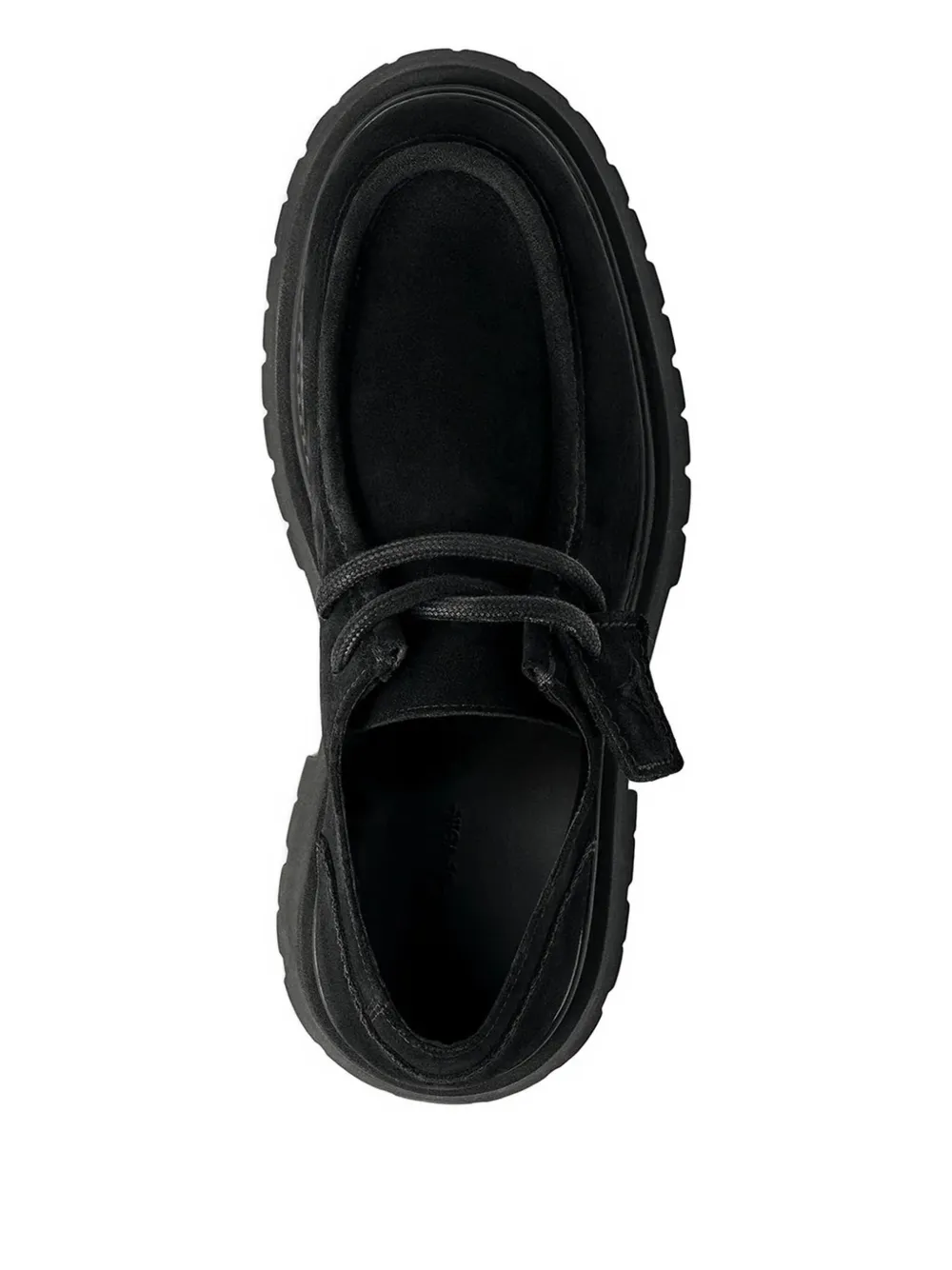 Manière De Voir L'Atelier suede-leather chunky sole lace-up shoes Black