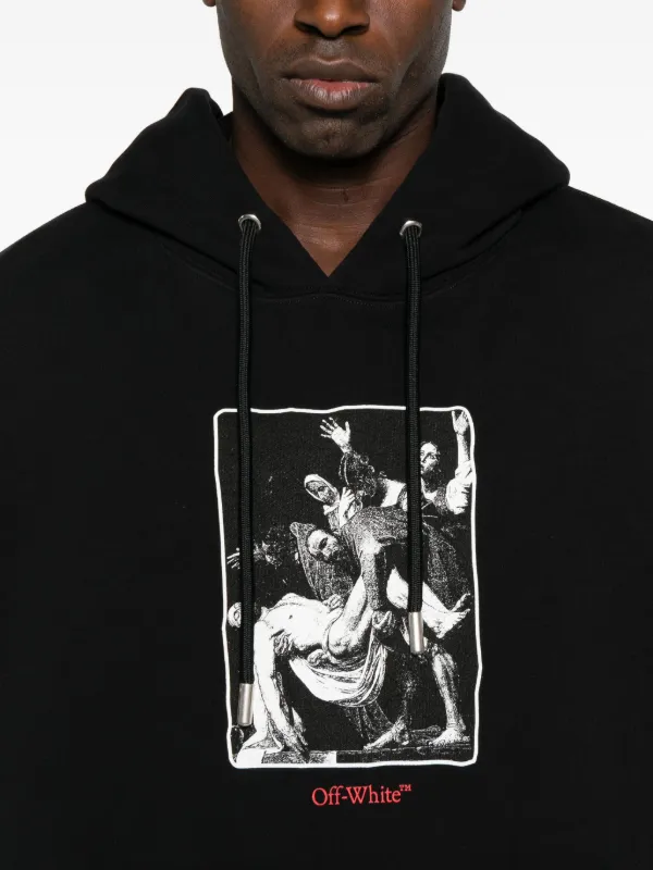 Off-White グラフィック パーカー | ブラック | FARFETCH JP