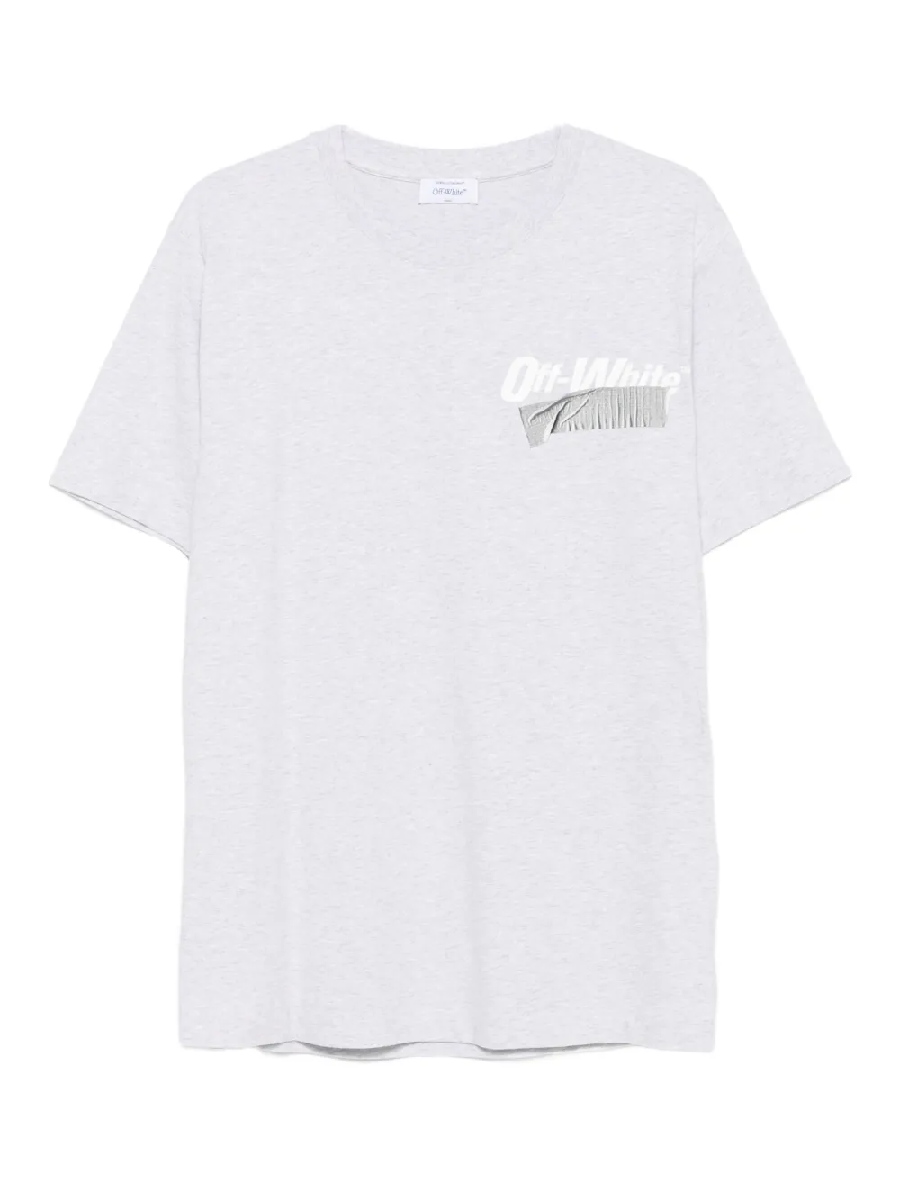 Off-White playera con detalle de franja | gris | Image 1