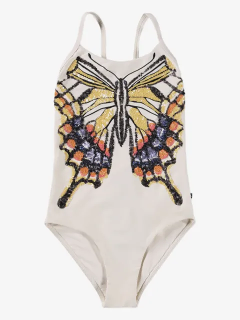 Molo Nanna butterfly-embellished swimsuit