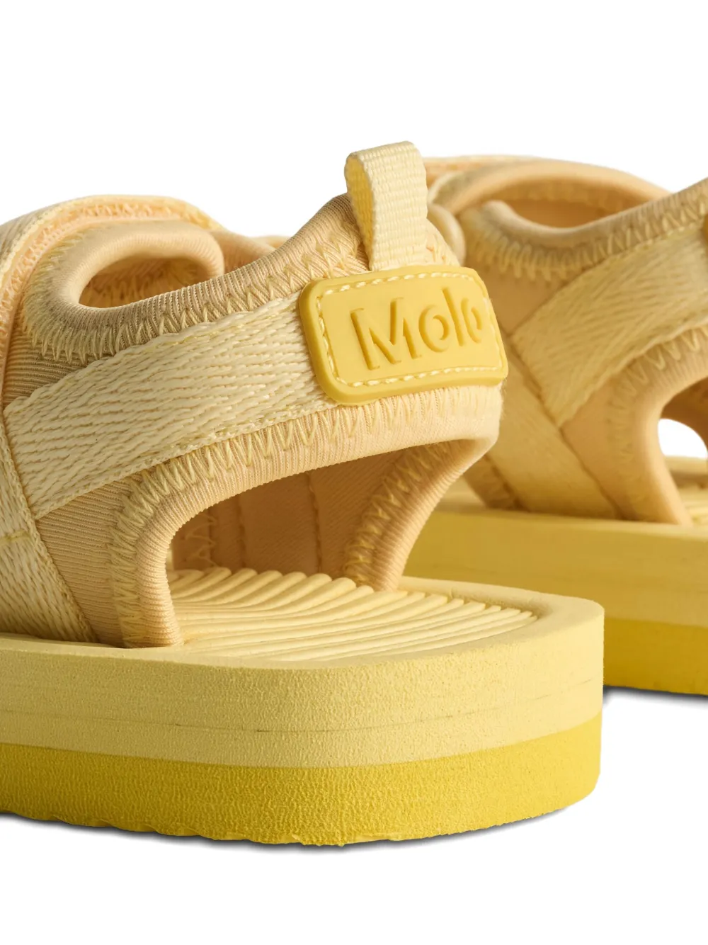 Molo Sandalen met smiley-bandje Geel