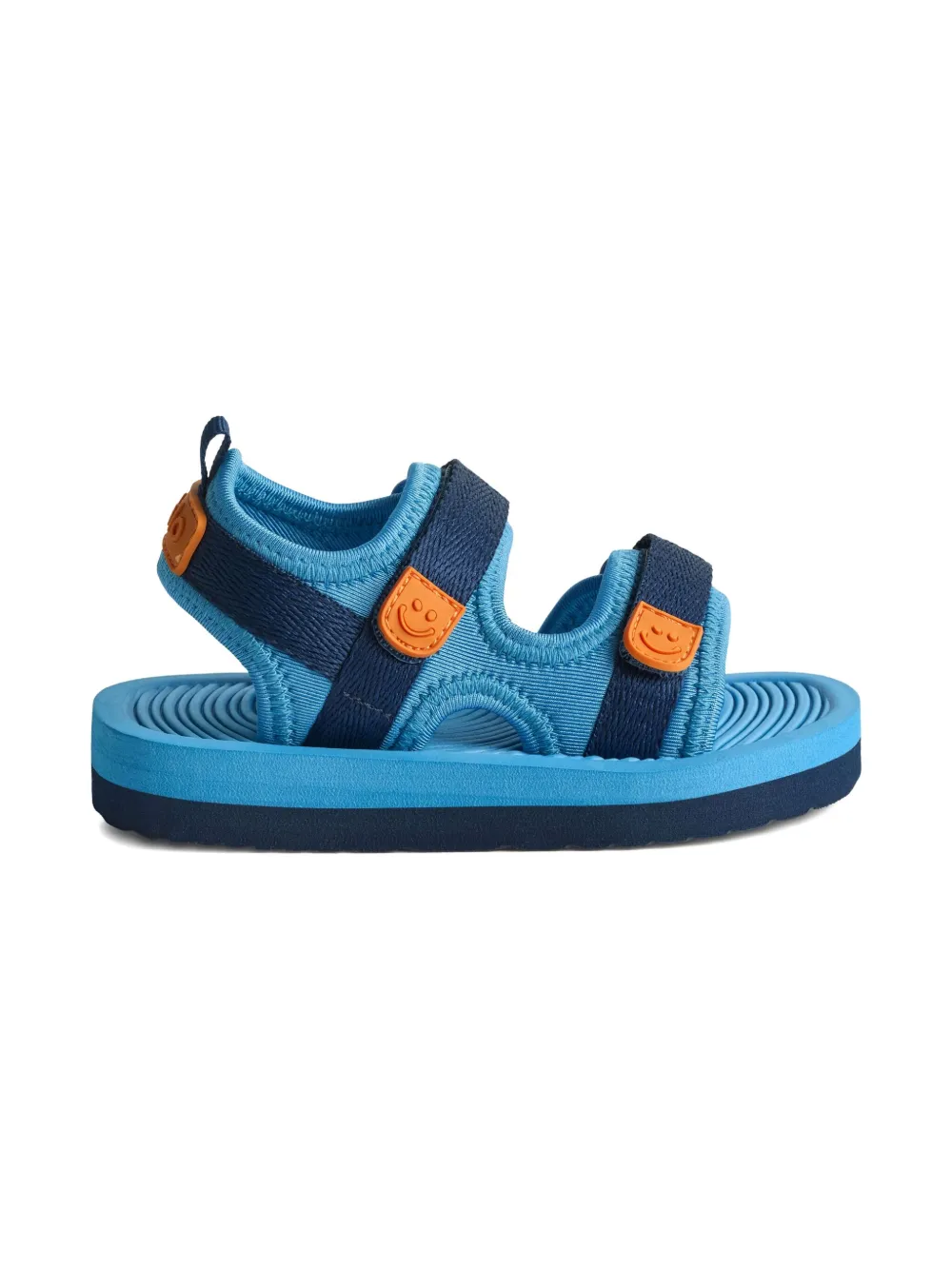 Molo smiley-face strap sandals | Blue | Image 1