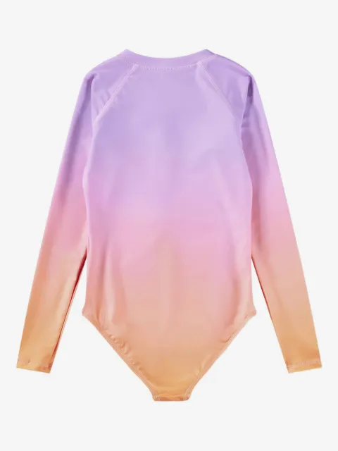 Molo Necky ombre zip-front swimsuit