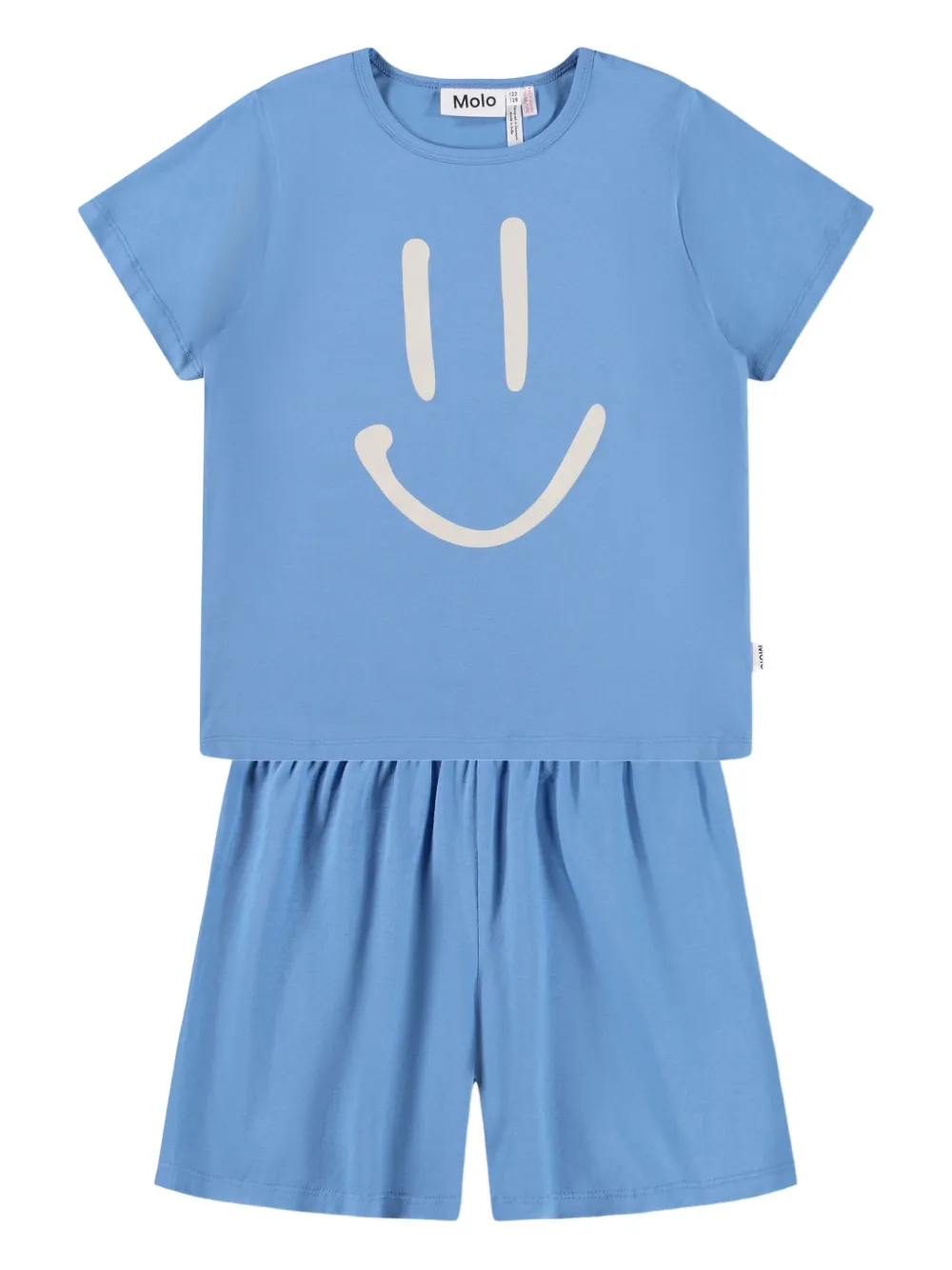 Molo Luvis smiley-face pyjamas | Blue | Image 1