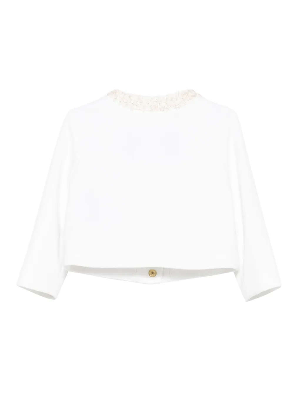 Balmain Kids chamarra con ribete y botones | Chamarras de vestir para bebé niña | Image 2