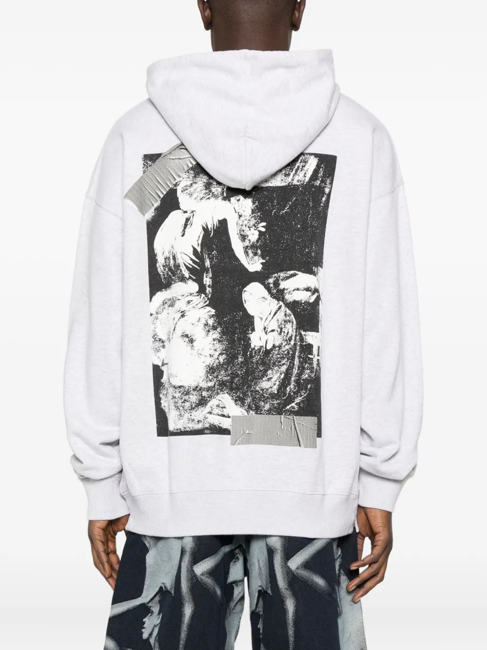 Off-White Sweater met logoprint Grijs