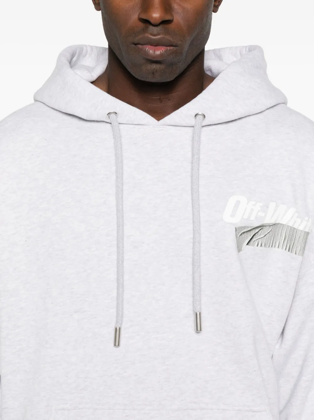 Off-White Sweater met logoprint Grijs