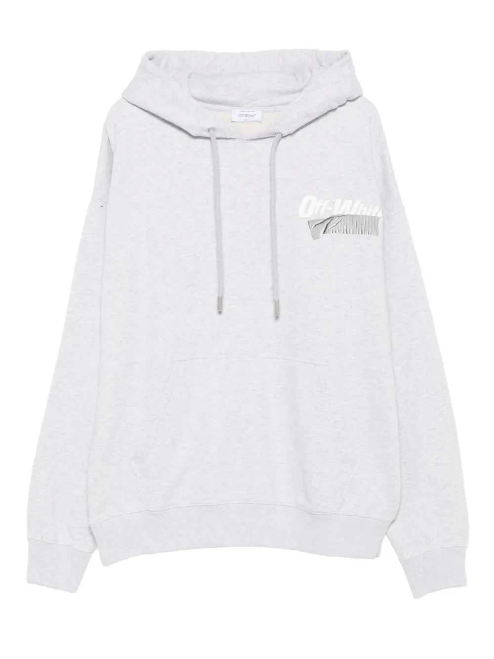 Off-White ロゴ スウェットパーカー - グレー Off-White ロゴ スウェットパーカー - グレー