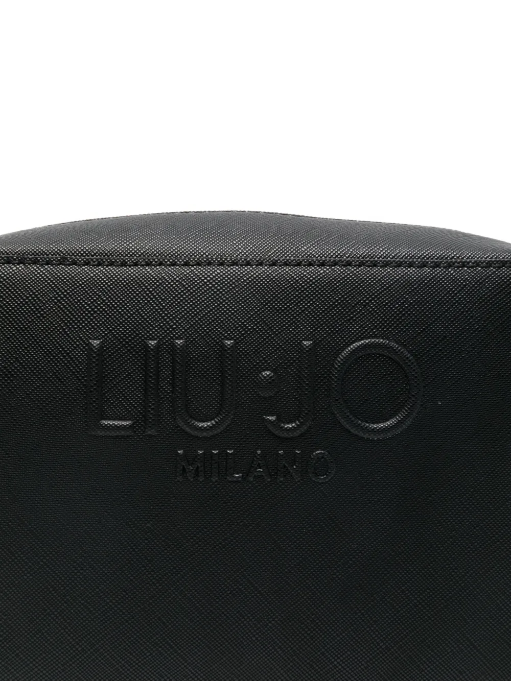 Liu •jo Logo-embossed Crossbody Bag In Black