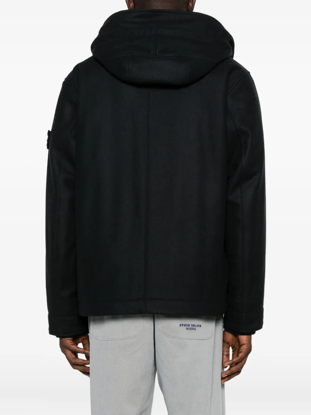 Stone Island Jack met capuchon Blauw