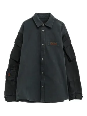 Martine Rose チェーンディテール チェック シャツ | ブルー | FARFETCH JP