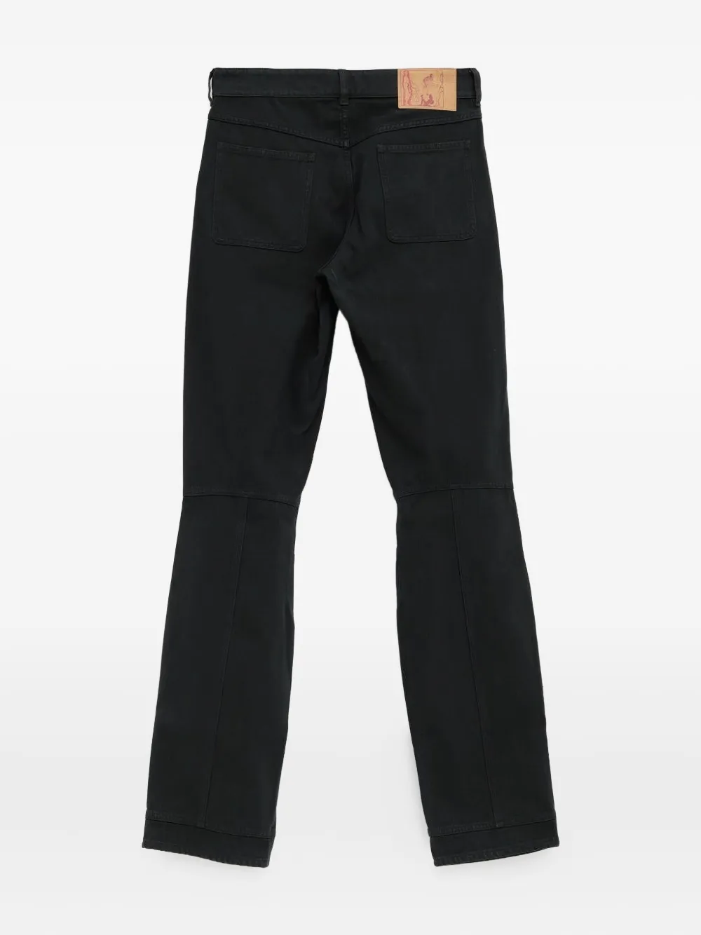 Martine Rose logo-appliqué jeans - Zwart