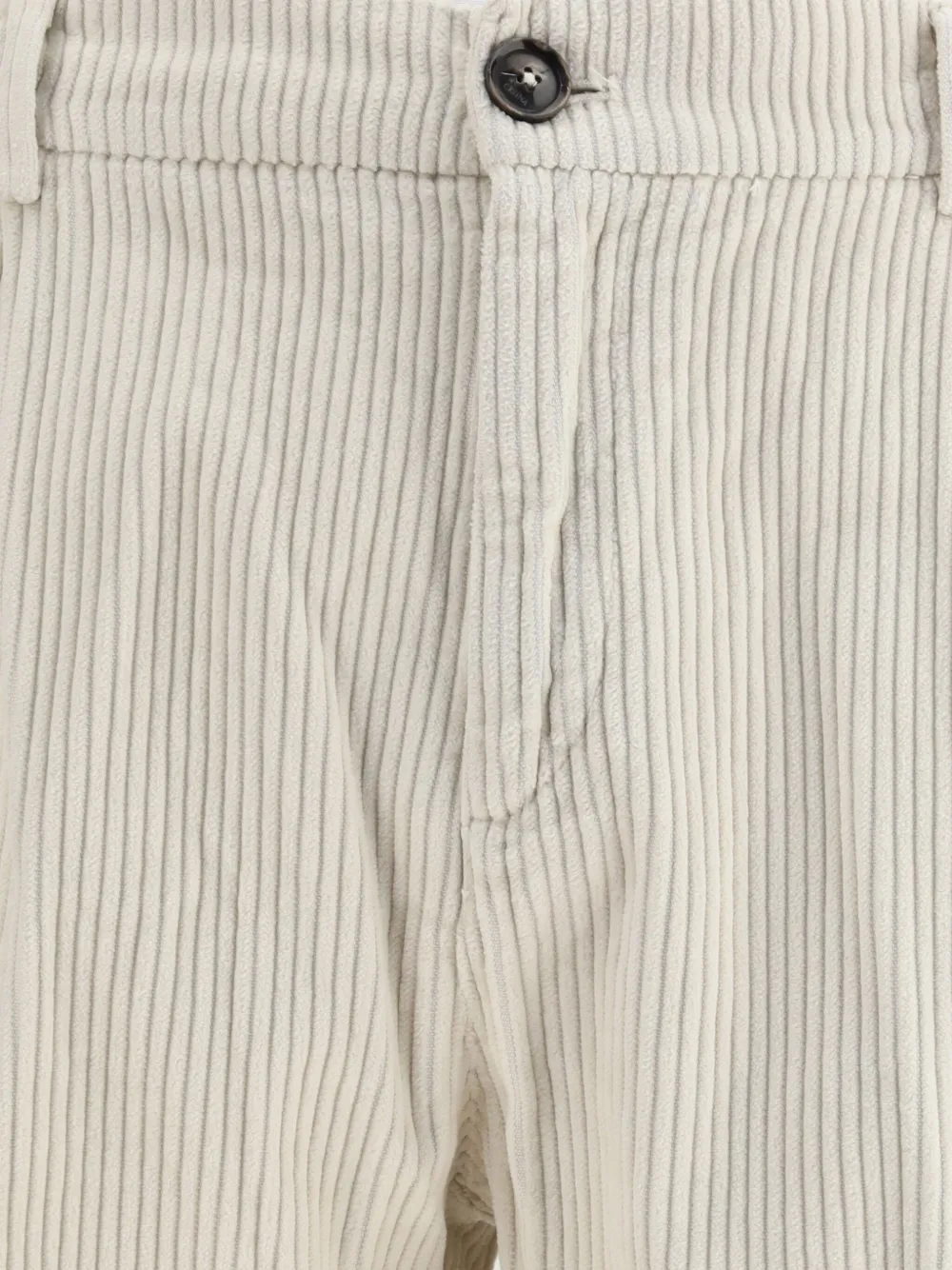 Cruna Mitte Corduroy Trousers In Metallic
