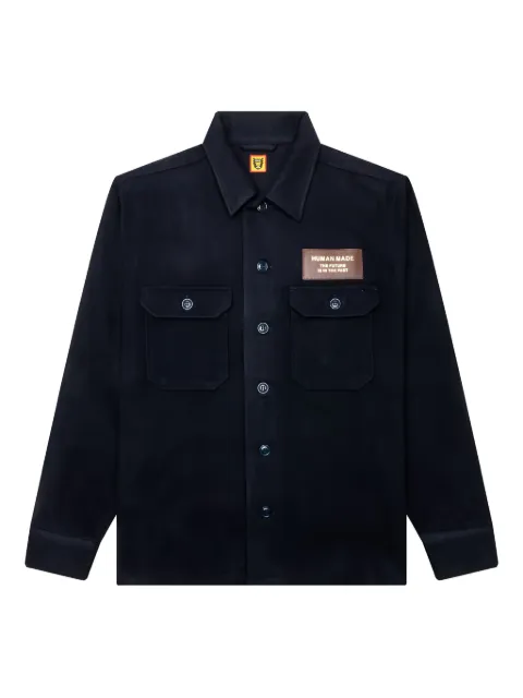 Human Made embroidered-logo overshirt