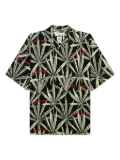 WACKO MARIA High Times marijuana-leaf print shirt - Black