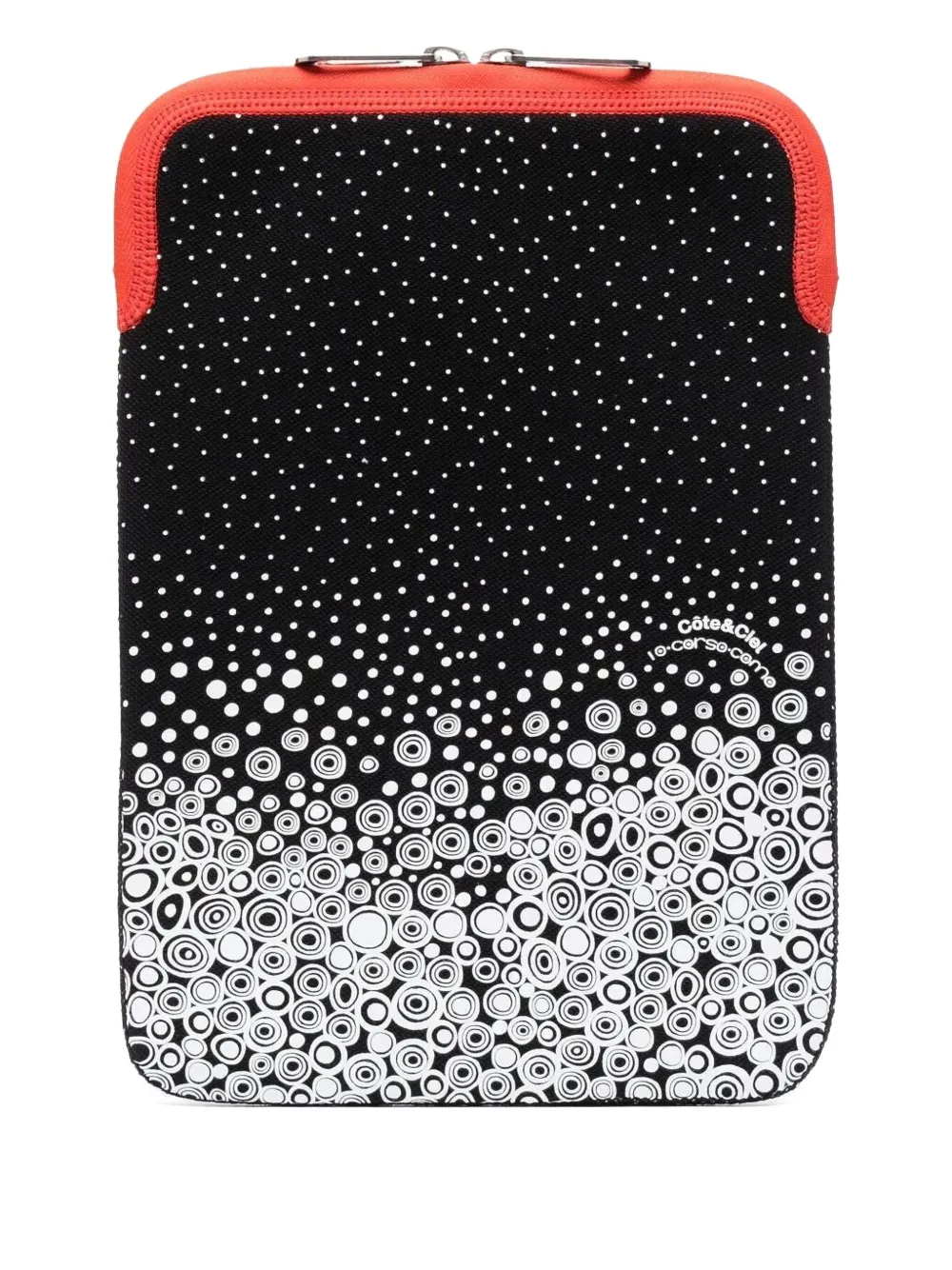 Côte & Ciel graphic-print iPad case - ブラック Côte & Ciel graphic-print iPad case - ブラック