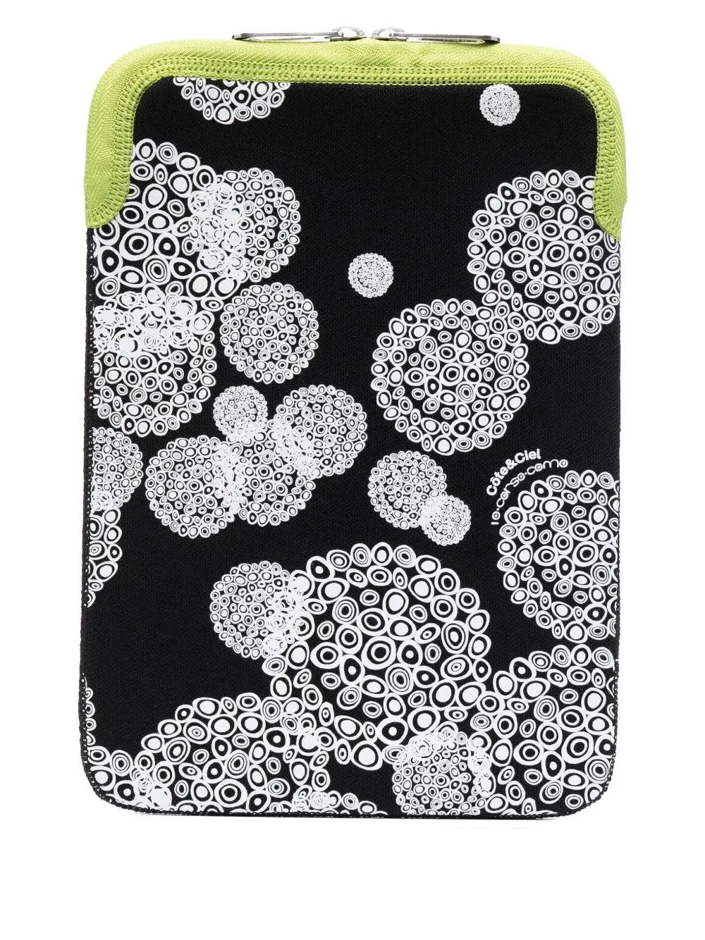 Côte&Ciel graphic-print iPad case | Black | Image 1