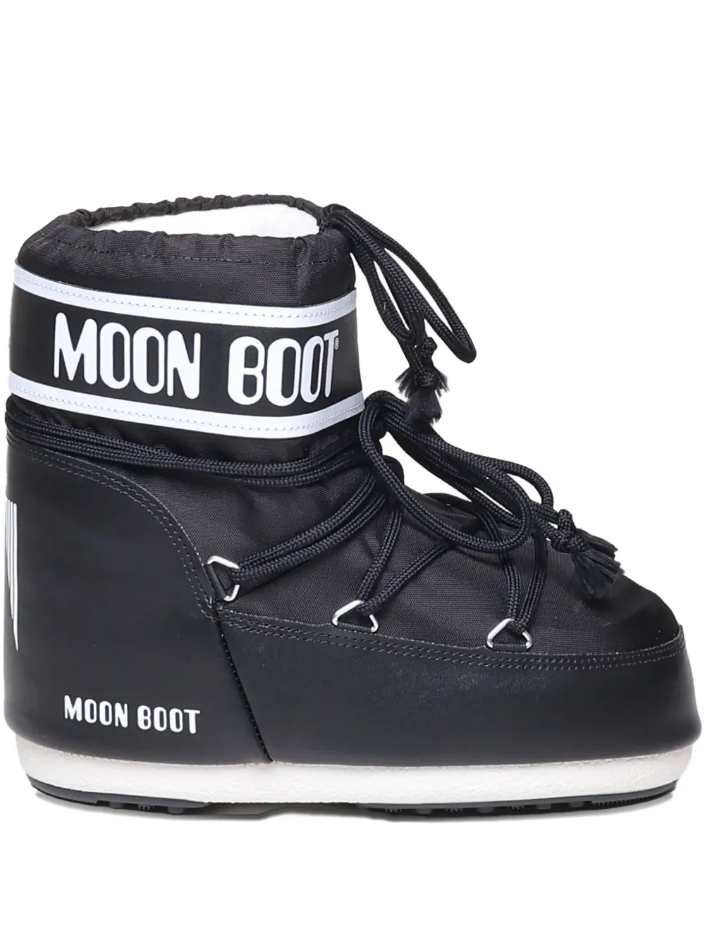 Moon Boot Moon logo-detail snow boots Black