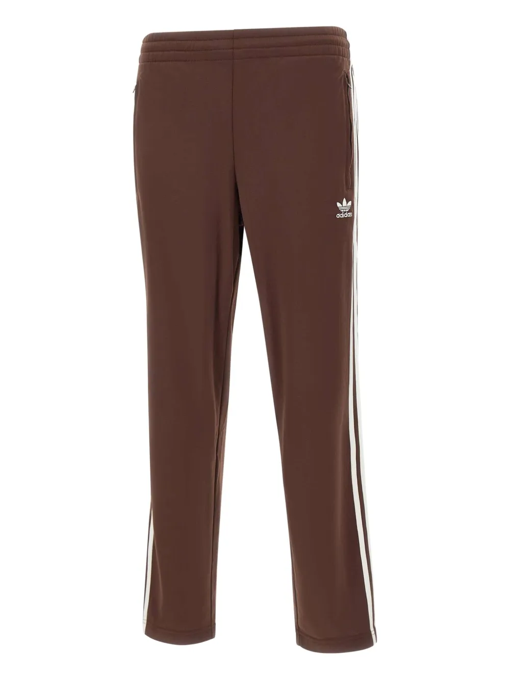 adidas side-stripe zipped-hem track pants | Brown | Image 1