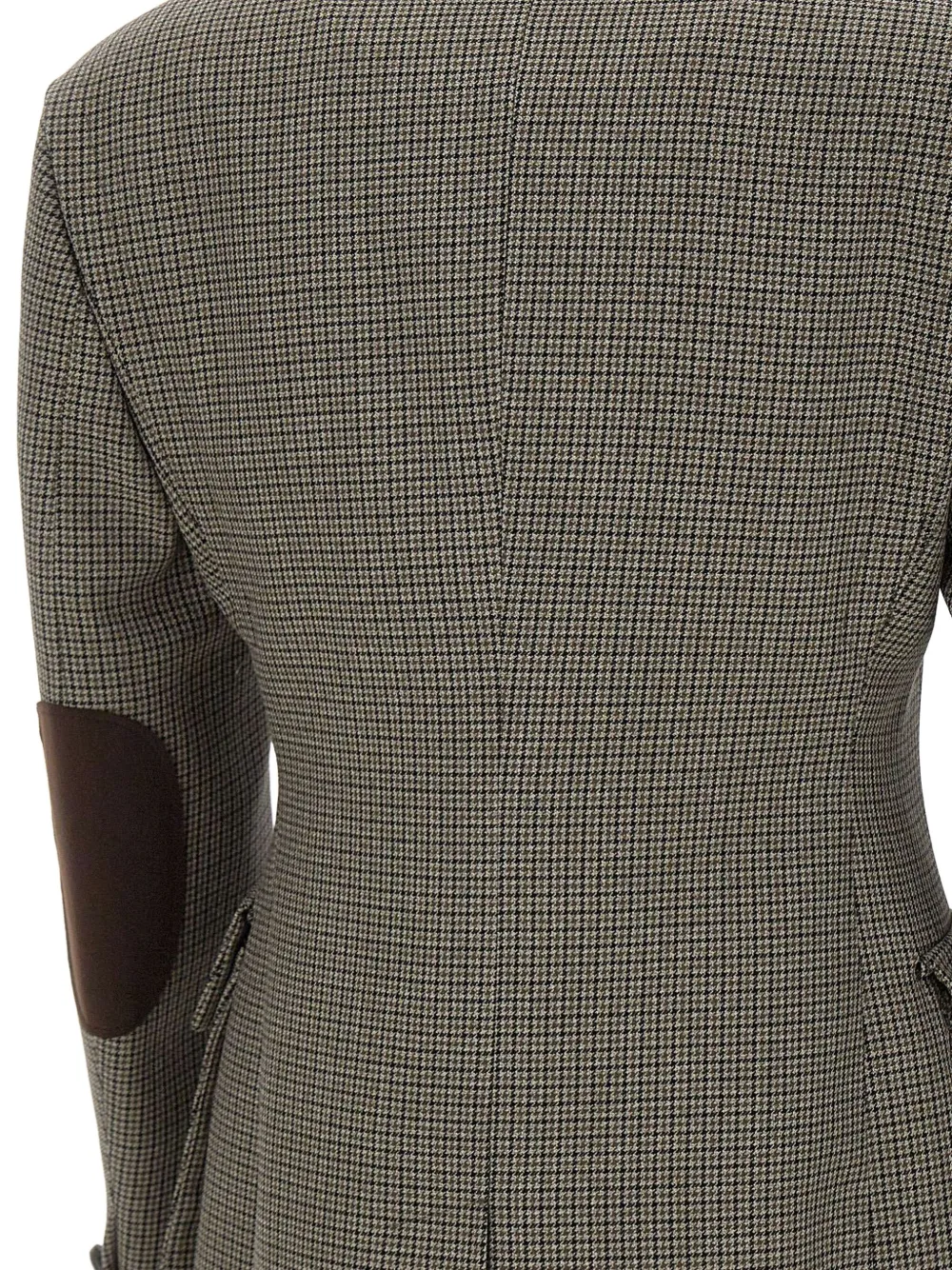 Seafarer Houndstooth Blazer In Gray