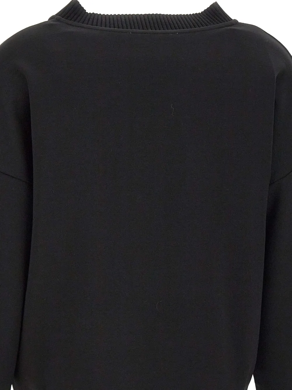 Iceberg Sweater met V-hals en logodetail Zwart