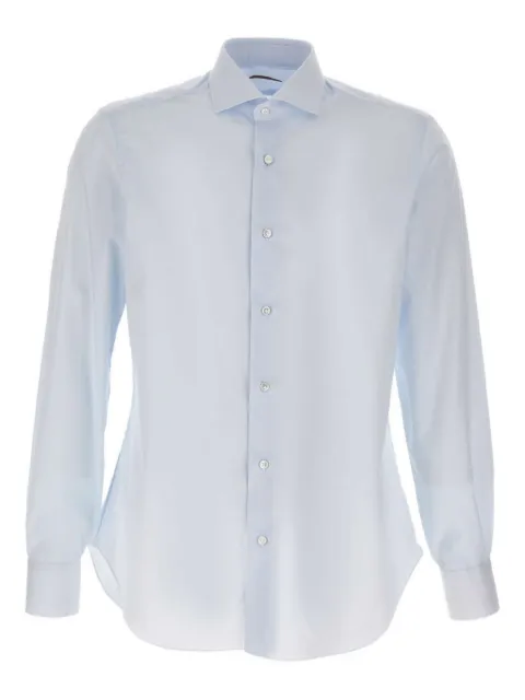 Barba classic-collar cotton shirt