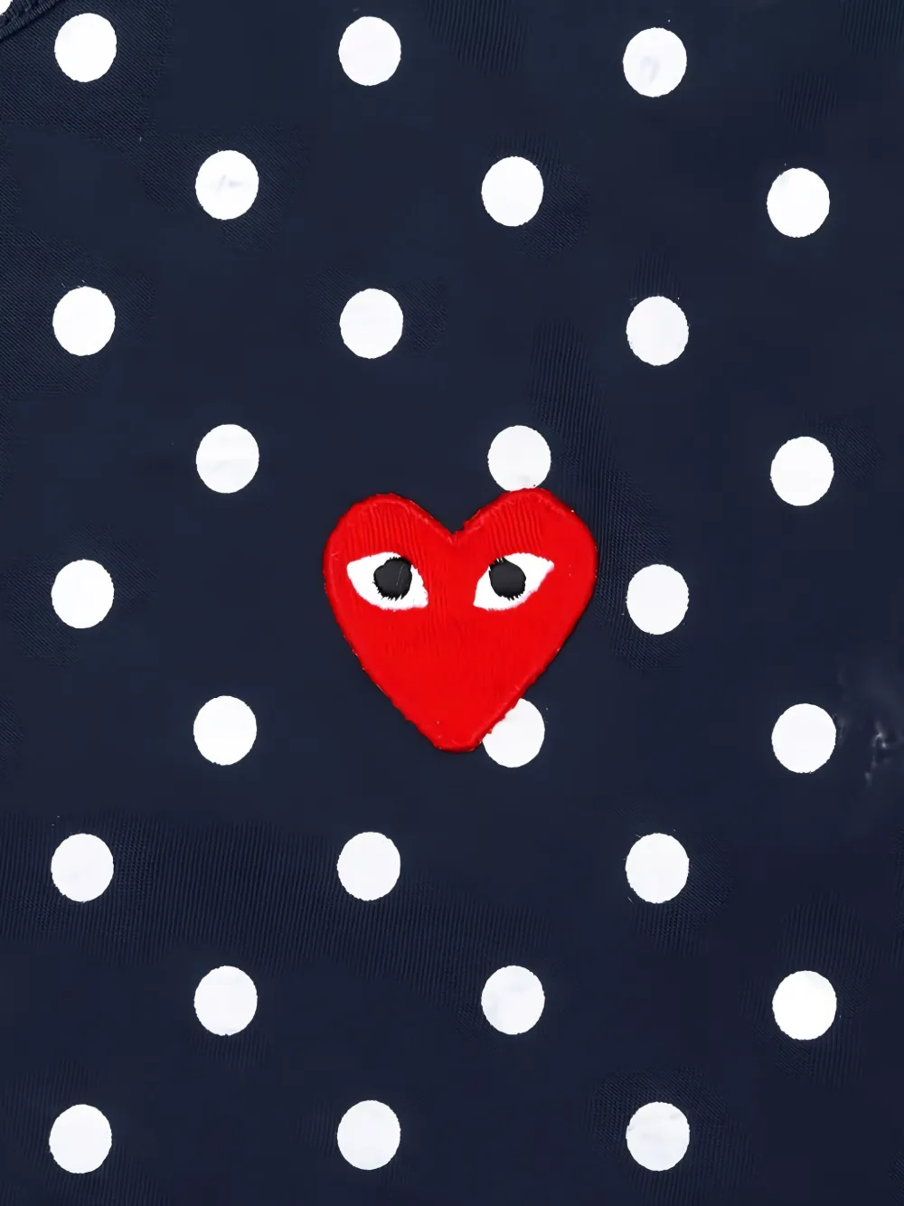 Comme Des Garçons Play Blouse met stippen Blauw