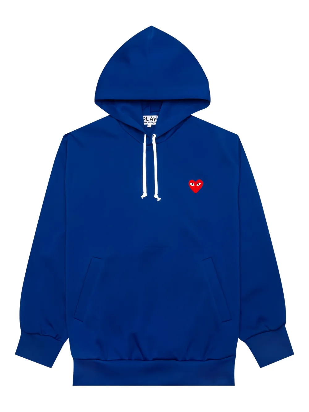Comme Des Garçons Play heart-logo hoodie | Blue | Image 1