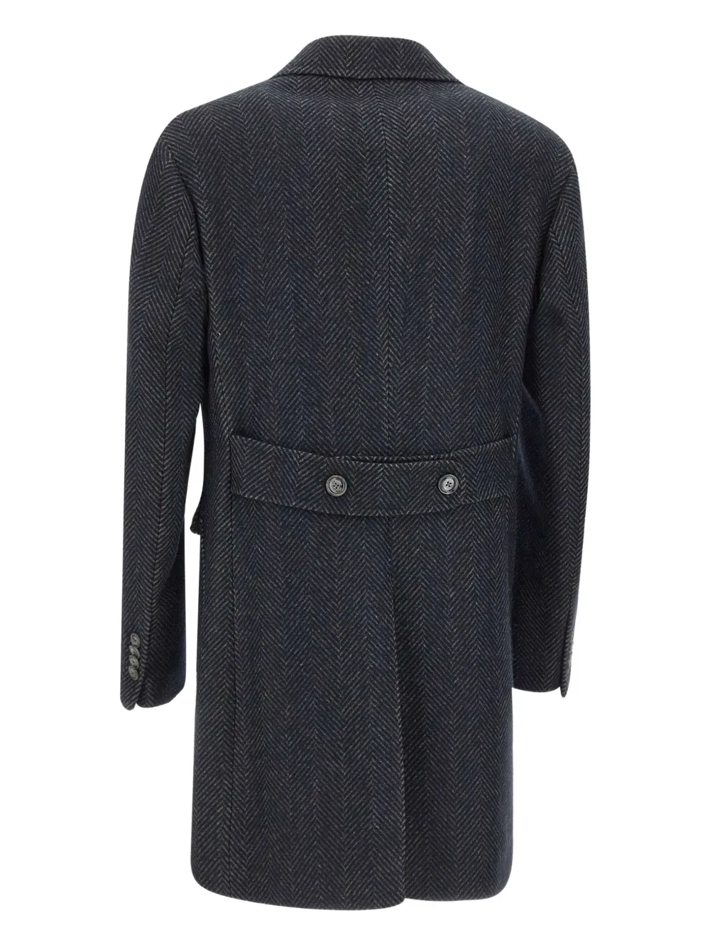 Barba herringbone peak-lapel coat | Double Breasted Coats | Image 2