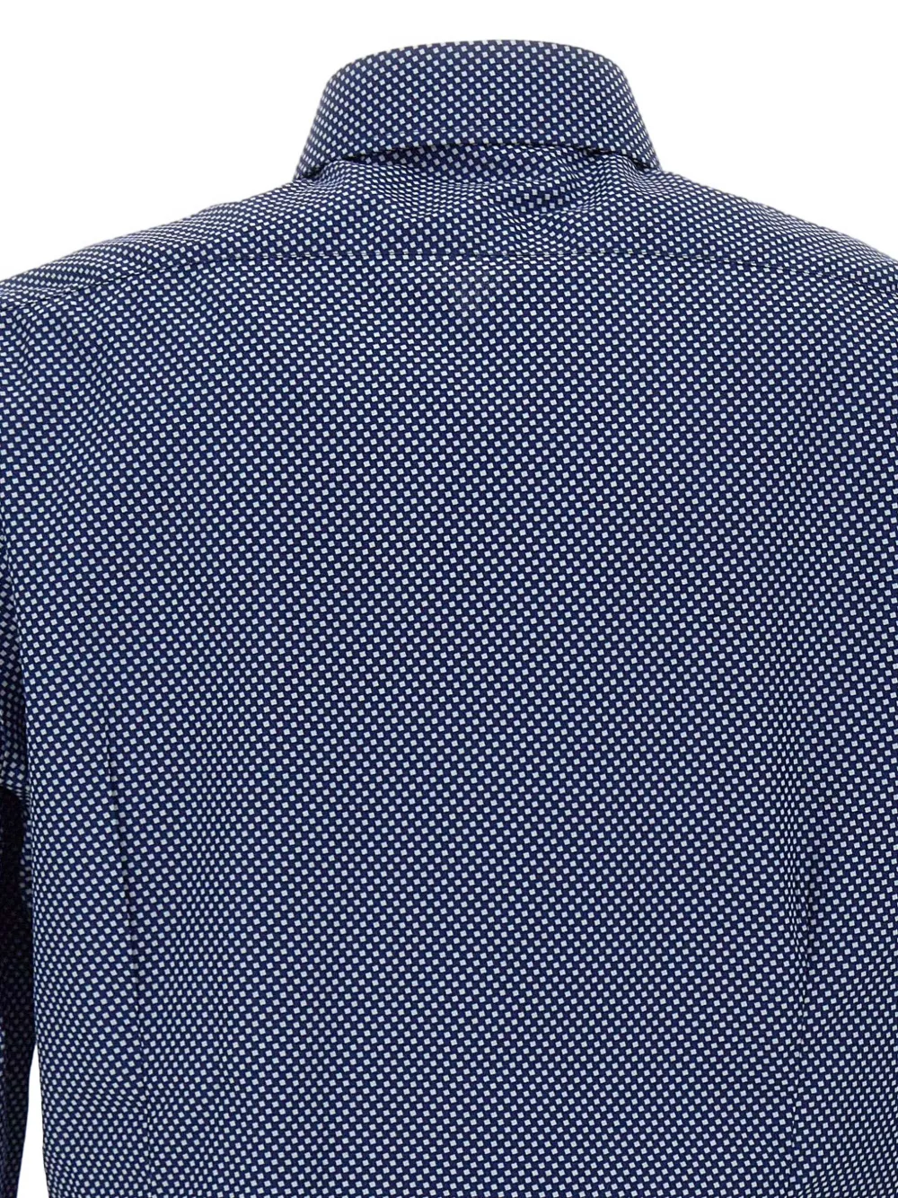 Barba Napoli Polka Dot-print Shirt In Blue