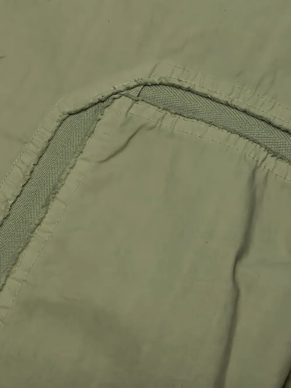 John Elliott Overhemd met vlakken en franje Groen