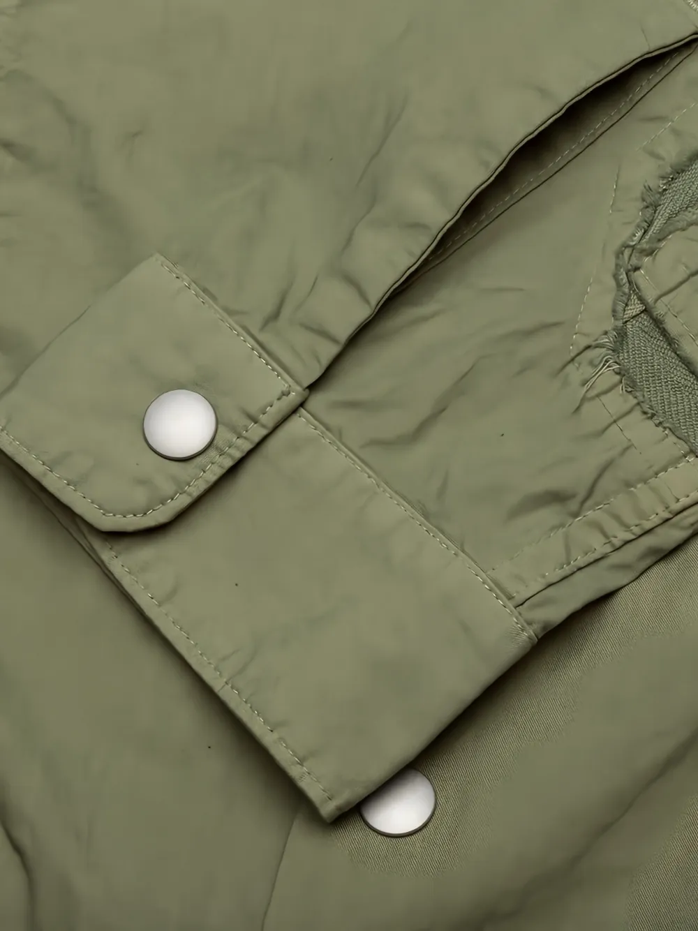 John Elliott Overhemd met vlakken en franje Groen