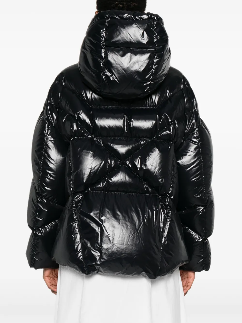 Khrisjoy Donsjack met capuchon Zwart