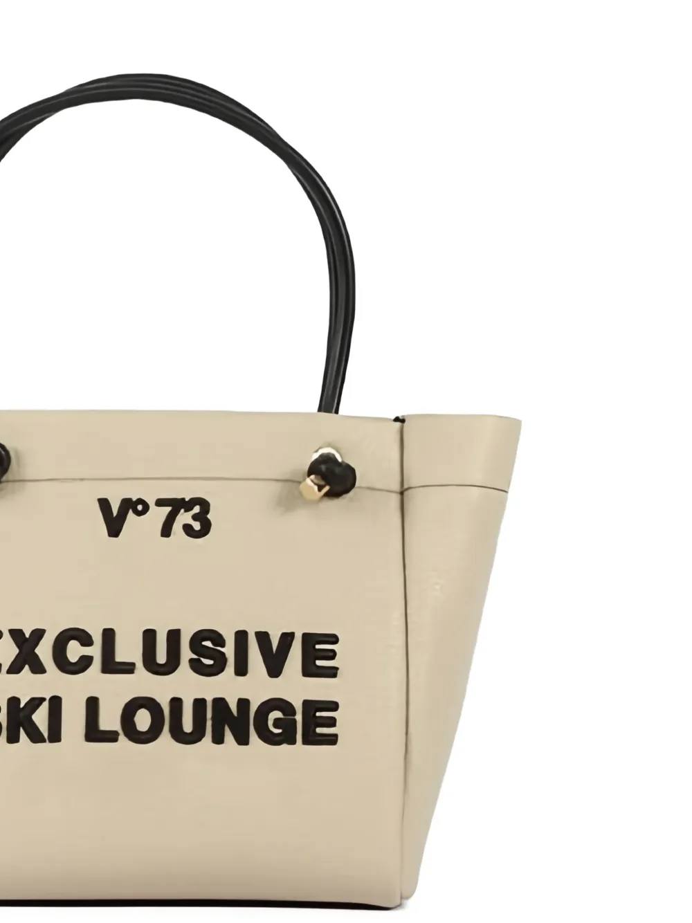 V73 Top Handle Shoulder Bag In Neutral